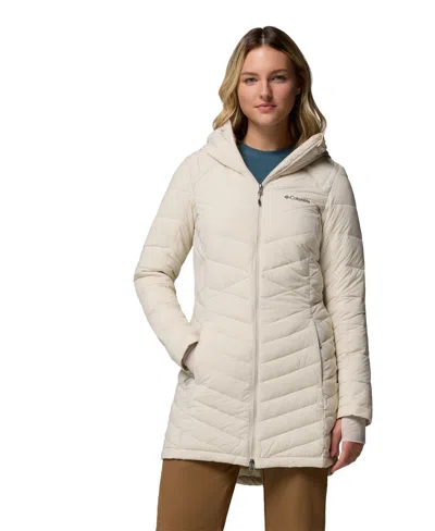 Columbia Women's Joy Peak Ii Puffer Hooded Lightweight Jacket In Neutral