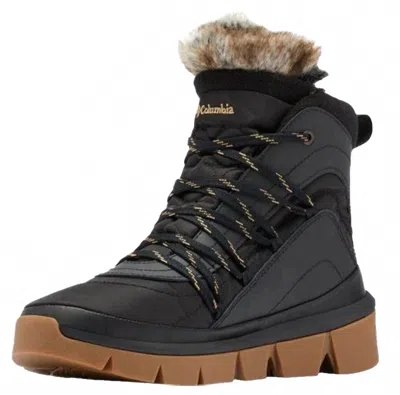 Columbia Women's Keetley Shorty Snow Boot In Black/sahara