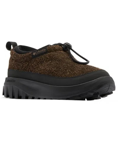 Columbia Women's Leather Ankle Low Heel Snowtrot Rogue Booties In Brown