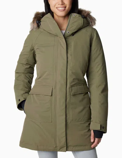 Columbia Women's Little Si Ii Waterproof Parka In Green
