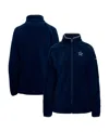 Columbia Women's Navy Dallas Cowboys Give And Go Iii Fleece Raglan Full-zip Jacket In Navy
