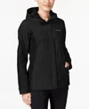 Columbia Pouring Adventure Ii Waterproof Jacket In Black In Black