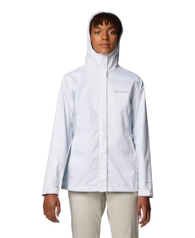 Columbia Women's Omni-tech Arcadia Ii Rain Jacket In White