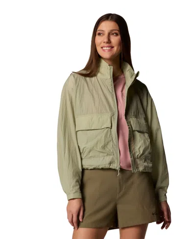 Columbia Women's Paracutie Cropped Cargo Windbreaker Jacket
