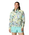 Columbia Women's Pfg Open Water Windbreaker Jacket In Yellow