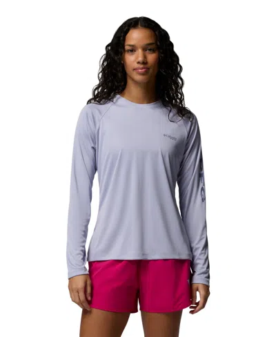 Columbia Women's Pfg Tidal Tee Ii Omni-shade T-shirt In Blue