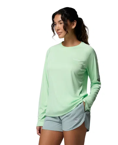 Columbia Women's Pfg Tidal Tee Ii Omni-shade T-shirt In Green