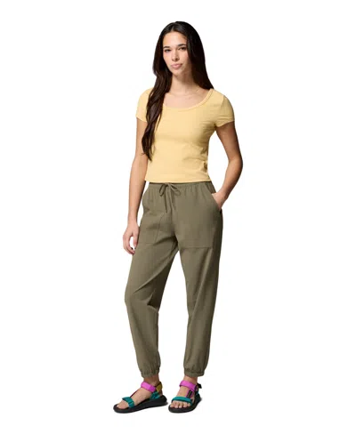 Columbia Women's Pinetown Canyon Regular Fit Joggers In Green