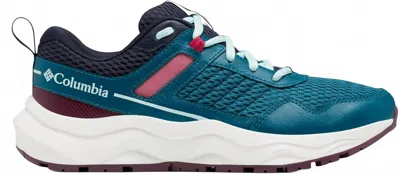 Columbia Women's Plateau Sneakers In Deep Water/icy Morin In Multi