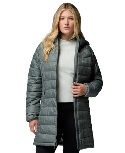 Columbia Women's Powder Lite Ii Insulated Puffer Mid Jacket In Sedona Sage
