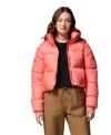 Columbia Women's Puffect Cropped Jacket In Orange