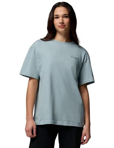 Columbia Women's Rolling Bend Graphic Oversized T-shirt In Blue