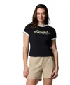 Columbia Women's Rolling Bend Graphic Ringer Top In Multi