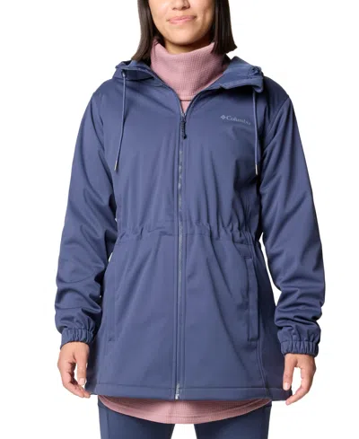 Columbia Women's Rose Winds Lined Softshell Jacket In Nocturnal