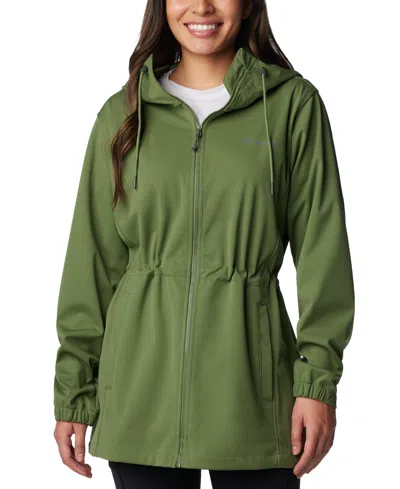 Columbia Women's Rose Winds Softshell Hooded Jacket Xs-3x In Canteen