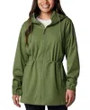 Columbia Women's Rose Winds Softshell Hooded Jacket In Green In Green