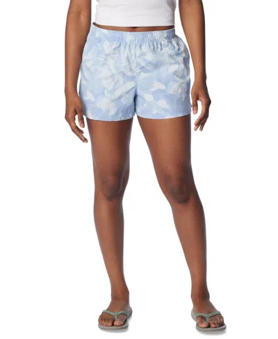 Columbia Women's Sandy River Ii Printed Mid-rise Shorts In Whisper Peonies