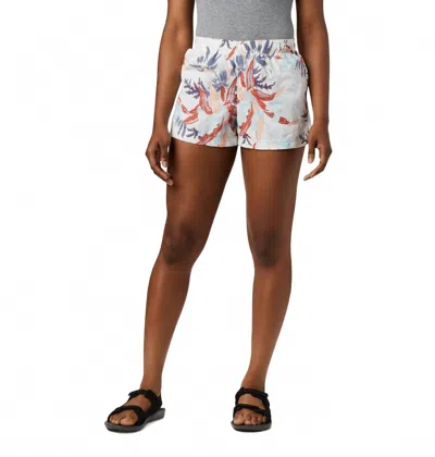 Columbia Women's Sandy River Ii Printed Shorts In New Moon Magnolia Print In Multi