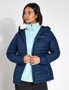 Columbia Women's Silver Falls Ii Hooded Insulated Jacket In Blue