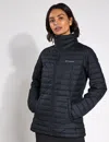 Columbia Women's Silver Falls Ii Packable Insulated Jacket In Black