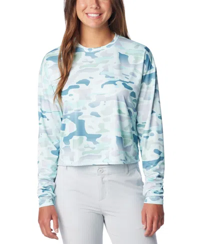 Columbia Women's Super Tidal Light Long-sleeve Top In Icy Morn Waters