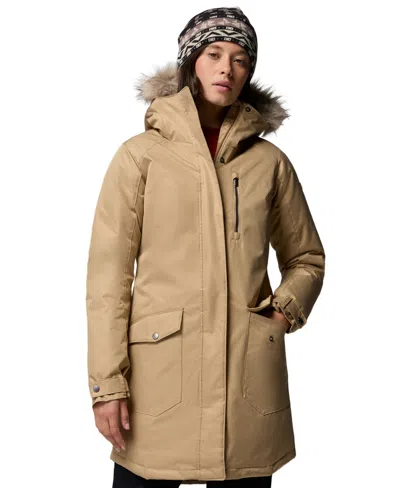 Columbia Women's Suttle Mountain Long Insulated Jacket In Brown