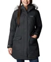 Columbia Women's Suttle Mountain Long Insulated Jacket In Black