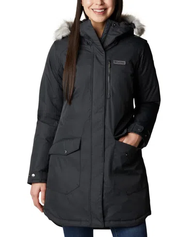 Columbia Women's Suttle Mountain Long Insulated Jacket In Black