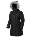 Columbia Women's Suttle Mountain Long Insulated Jacket In Black