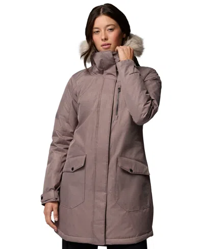 Columbia Women's Suttle Mountain Long Insulated Jacket In Gray