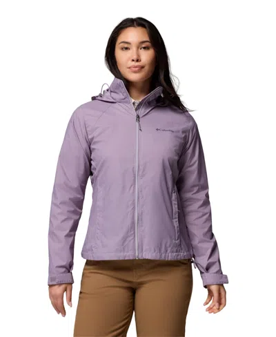 Columbia Women's Switchback Iv Hooded Packable Jacket In Purple