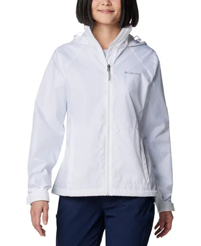Columbia Women's Switchback Iv Hooded Packable Jacket In White