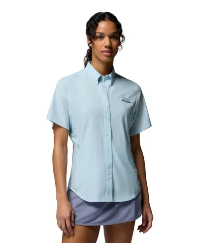 Columbia Women's Tamiami Short Sleeve Shirt In Blue