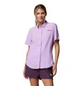 Columbia Women's Tamiami Short Sleeve Shirt In Blue