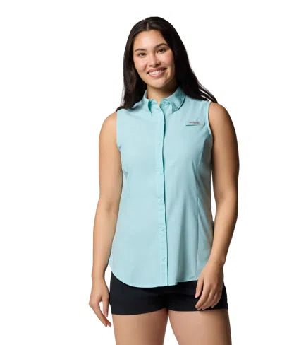 Columbia Women's Tamiami Sleeveless Shirt In Spray