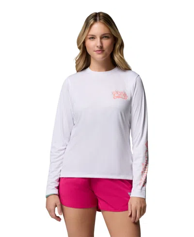 Columbia Women's Tidal Palm Waves Top In White