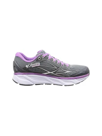 Columbia Women's Variant Trail Running Shoe In Grey Ash/phantom Purple In Multi
