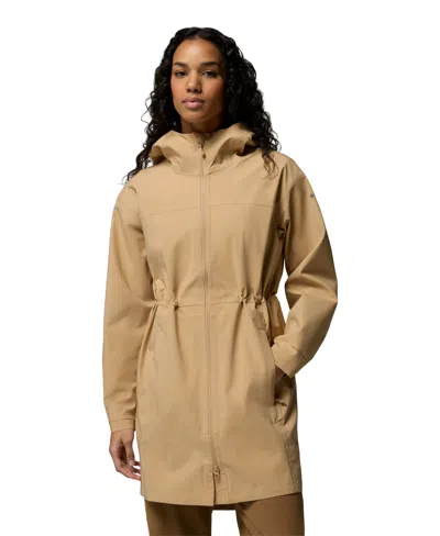 Columbia Women's Weekend Adventure Ii Long Shell Jacket In Nude