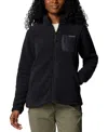 Columbia Women's West Bend Stand-collar Fleece Jacket In Black
