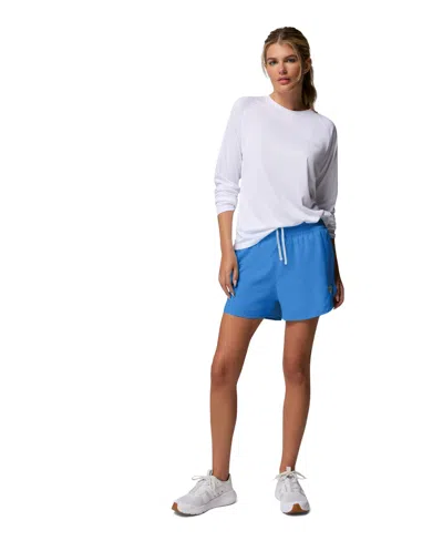 Columbia Women's Windy Bay Elastic Waistband Shorts In Blue