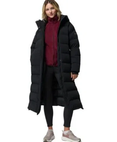 Columbia Womens Benton Springs Fleece Jacket Move Leggings Amaze Long Hooded Puffer Jacket In Black