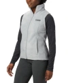 Columbia Plus Size Benton Springs Fleece Vest In Gray