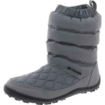 Columbia Womens Stretch Faux Fur Winter & Snow Boots In Grey