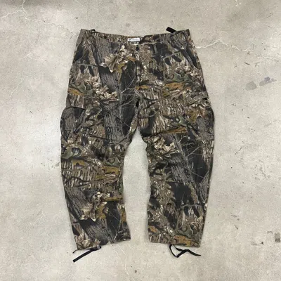 Pre-owned Columbia X Vintage Columbia Realtree Double Knee Cargo Pants Y2k 90's In Camo