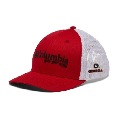 Columbia Kids' Youth  Red Georgia Bulldogs Pfg Adjustable Hat