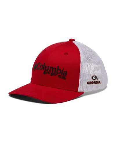 Columbia Youth Red Georgia Bulldogs Pfg Adjustable Hat