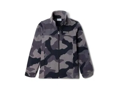 Columbia Zingtm Iii Fleece (little Kid/big Kid) Boy's Fleece Black Mod Camo : Lg (14-16 Big Kids), Fleece/pol In Multi