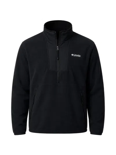 Columbia Zip Fleece Jumper In Black