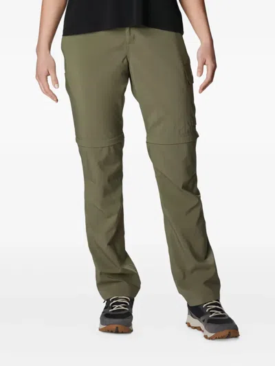 Columbia Zip-pocket Convertible Trousers In Green