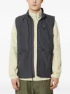 Columbia Zip-up Gilet In Gray